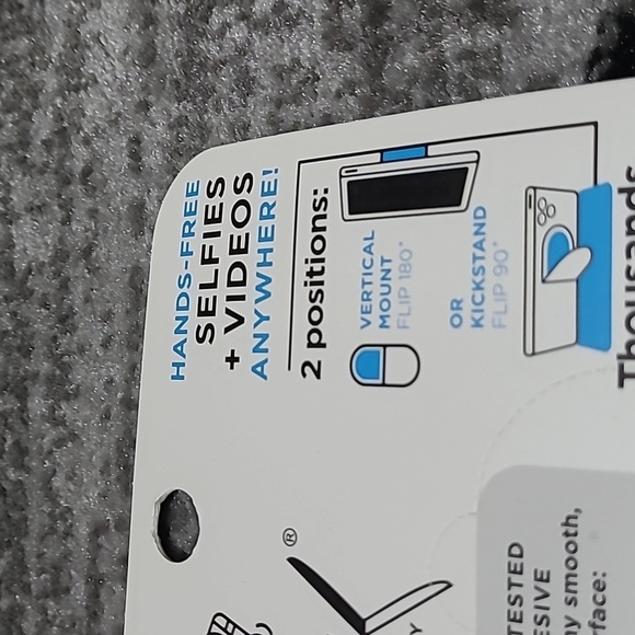 FLIPSTIK DEFY GRAVITY CELL PHONE WHITE STICK & KICK STAND PRICE FIRM - Picture 9 of 10